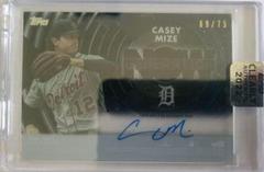 Casey Mize [Black] Baseball Cards 2022 Topps Clearly Authentic Generation Now Autographs Prices
