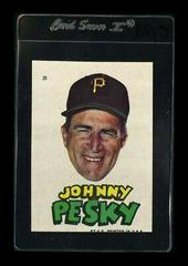 Johnny Pesky #20 Baseball Cards 1967 Topps Pirates Stickers Prices
