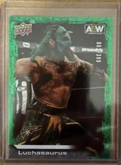 Luchasaurus [Green Pyro] #10 Wrestling Cards 2022 Upper Deck AEW Prices