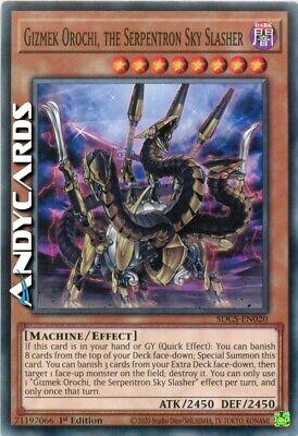 Gizmek Orochi, the Serpentron Sky Slasher SDCS-EN020 YuGiOh Structure Deck: Cyber Strike