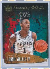 Lonnie Walker IV Basketball Cards 2018 Panini Court Kings Emerging Artists Prices