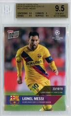 Lionel Messi Soccer Cards 2019 Topps Now UEFA Champions League Prices