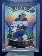 Matt Savoie #R-MS Hockey Cards 2023 Upper Deck Black Diamond Exquisite Collection Rookie Prices