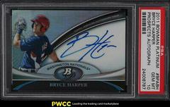 Bryce Harper #BPABH Baseball Cards 2011 Bowman Platinum Prospects Autographs Prices
