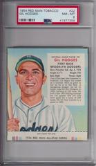 Gil Hodges Baseball Cards 1954 Red Man Tobacco Prices