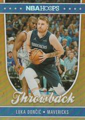 Luka Doncic #20 Basketball Cards 2022 Panini Hoops Throwback Prices