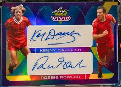 Kenny Dalglish , Robbie Fowler [Navy Blue] #DA-46 Soccer Cards 2022 Leaf Vivid Dual Autographs Prices