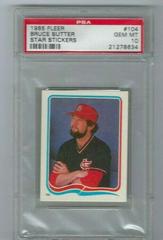 Bruce Sutter #104 Baseball Cards 1985 Fleer Star Stickers Prices