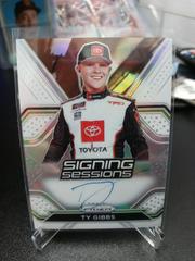 Ty Gibbs [White] #S-TY Racing Cards 2021 Panini Prizm Signing Sessions Prices