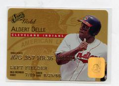 Albert Belle [Gold] #15 Baseball Cards 1995 Studio Prices