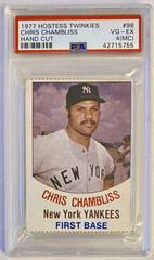 Chris Chambliss [Hand Cut] #98 Baseball Cards 1977 Hostess Prices