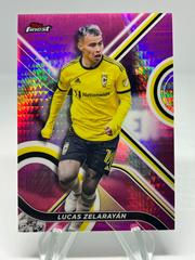 Lucas Zelarayan [Pink Prism] #76 Soccer Cards 2022 Finest MLS Prices