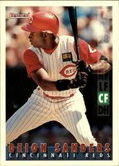 Deion Sanders #115 Baseball Cards 1995 Bazooka Prices