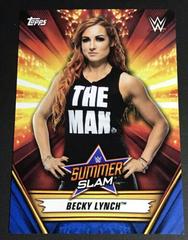 Becky Lynch [Blue] Wrestling Cards 2019 Topps WWE SummerSlam Prices