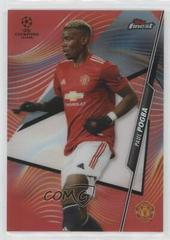 Paul Pogba [Red Refractor] #34 Soccer Cards 2020 Topps Finest UEFA Champions League Prices