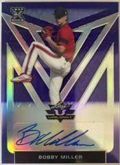 Bobby Miller [Purple] #BA-BM1 Baseball Cards 2020 Leaf Valiant Autographs Prices