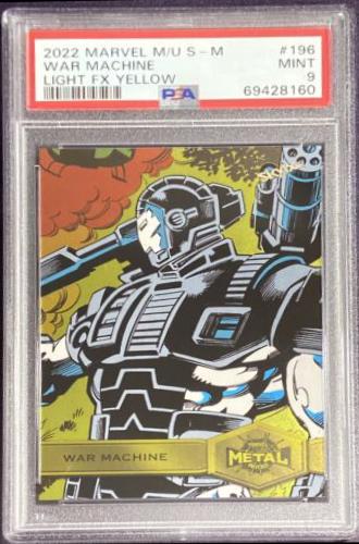 War Machine [Yellow] #196 Marvel 2022 Metal Universe Spider-Man