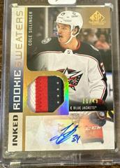 Cole Sillinger [Inked Patch Autograph] Hockey Cards 2021 SP Game Used Rookie Sweaters Prices