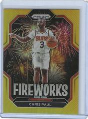 Chris Paul [Gold] #11 Basketball Cards 2022 Panini Prizm Fireworks Prices