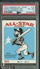 Henry Hammers One [For Hometown Fans] Baseball Cards 1974 Laughlin All Star Prices