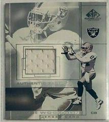 Charles Woodson #CW Football Cards 2001 SP Game Used Authentic Fabric Prices