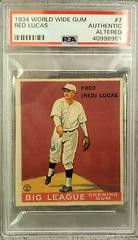 Red Lucas #7 Baseball Cards 1934 World Wide Gum Prices