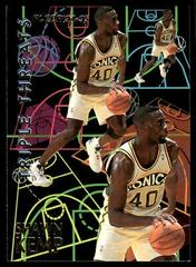 Shawn Kemp #3 Basketball Cards 1994 Fleer Triple Threats Prices