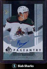 Matias Maccelli [Autograph Black] Hockey Cards 2022 SP Authentic Pageantry Prices