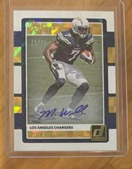 Mike Williams [Autograph] Football Cards 2017 Panini Donruss the Rookies Prices