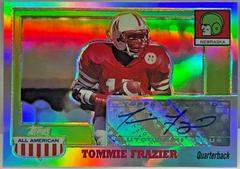 Tommie Frazier [Chrome Refractor] #A-TFR Football Cards 2005 Topps All American Autograph Prices