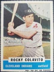 Rocky Colavito [Hand Cut] Baseball Cards 1960 Bazooka Prices