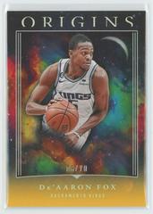 De'Aaron Fox [Basketball] #15 Basketball Cards 2023 Panini Origins Prices