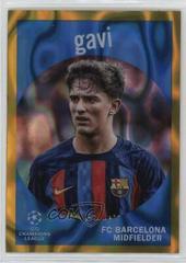 Gavi [Gold Lava] #59-9 Soccer Cards 2022 Topps Chrome UEFA Club Competitions 1959 Prices