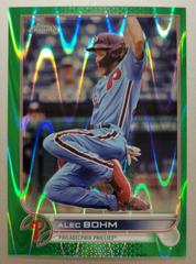 Alec Bohm [Sonic Green RayWave] #89 Baseball Cards 2022 Topps Chrome Prices