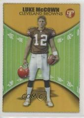 Luke McCown [Gold Refractor] Football Cards 2004 Topps Pristine Prices
