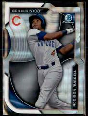 Addison Russell #SN-AR Baseball Cards 2015 Bowman Chrome Series Next Die-Cuts Prices
