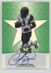 Charles Sims [Autograph] Football Cards 2014 Leaf Valiant Prices