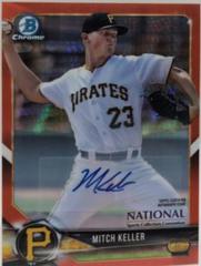 Mitch Keller [Autograph Red Refractor] #BNR-MK Baseball Cards 2018 Bowman Chrome National Convention Prices