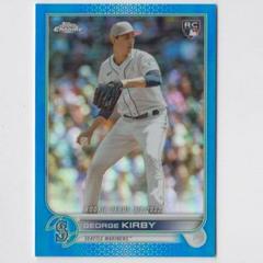 George Kirby [Blue] Baseball Cards 2022 Topps Chrome Update Prices