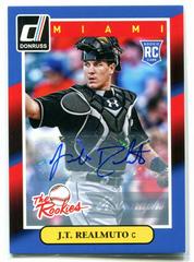 J. T. Realmuto [Autograph] Baseball Cards 2014 Donruss the Rookies Prices