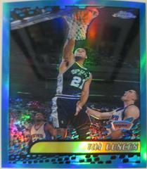 Tim Duncan [Refractor] #30 Basketball Cards 2001 Topps Chrome Prices