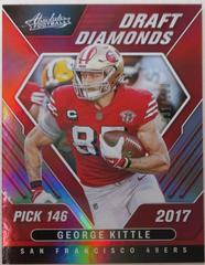 George Kittle [Spectrum Red] #DD-15 Football Cards 2022 Panini Absolute Draft Diamonds Prices