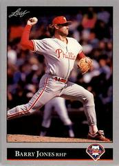 Barry Jones #484 Baseball Cards 1992 Leaf Prices