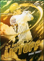 Mike Trout [Gold Minted] #WHL-1 Baseball Cards 2021 Topps Fire We Have Liftoff Prices