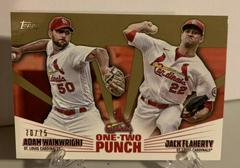 Adam Wainwright, Jack Flaherty [Gold] #12P-5 Baseball Cards 2023 Topps One Two Punch Prices