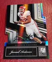 Jamaal Anderson [Status Gold Autograph] Football Cards 2007 Panini Donruss Elite Prices