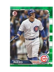 Anthony Rizzo [Green] #18 Baseball Cards 2019 Bowman Prices