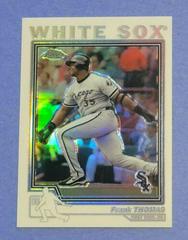 Frank Thomas [Refractor] #49 Baseball Cards 2004 Topps Chrome Prices