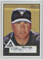 Jack Cust [Black Back] #26 Baseball Cards 2001 Topps Heritage Prices