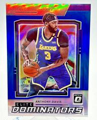 Anthony Davis [Blue] #23 Basketball Cards 2021 Panini Donruss Optic Elite Dominators Prices